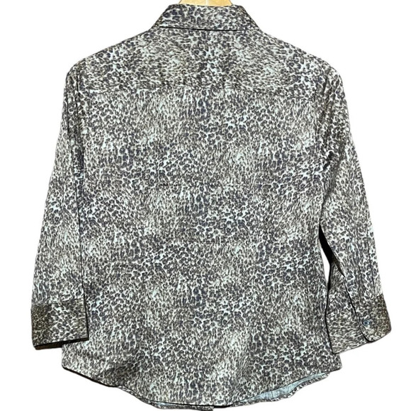 NWOT Talbots‎ Leopard Button Down Size 4 - Picture 5 of 9
